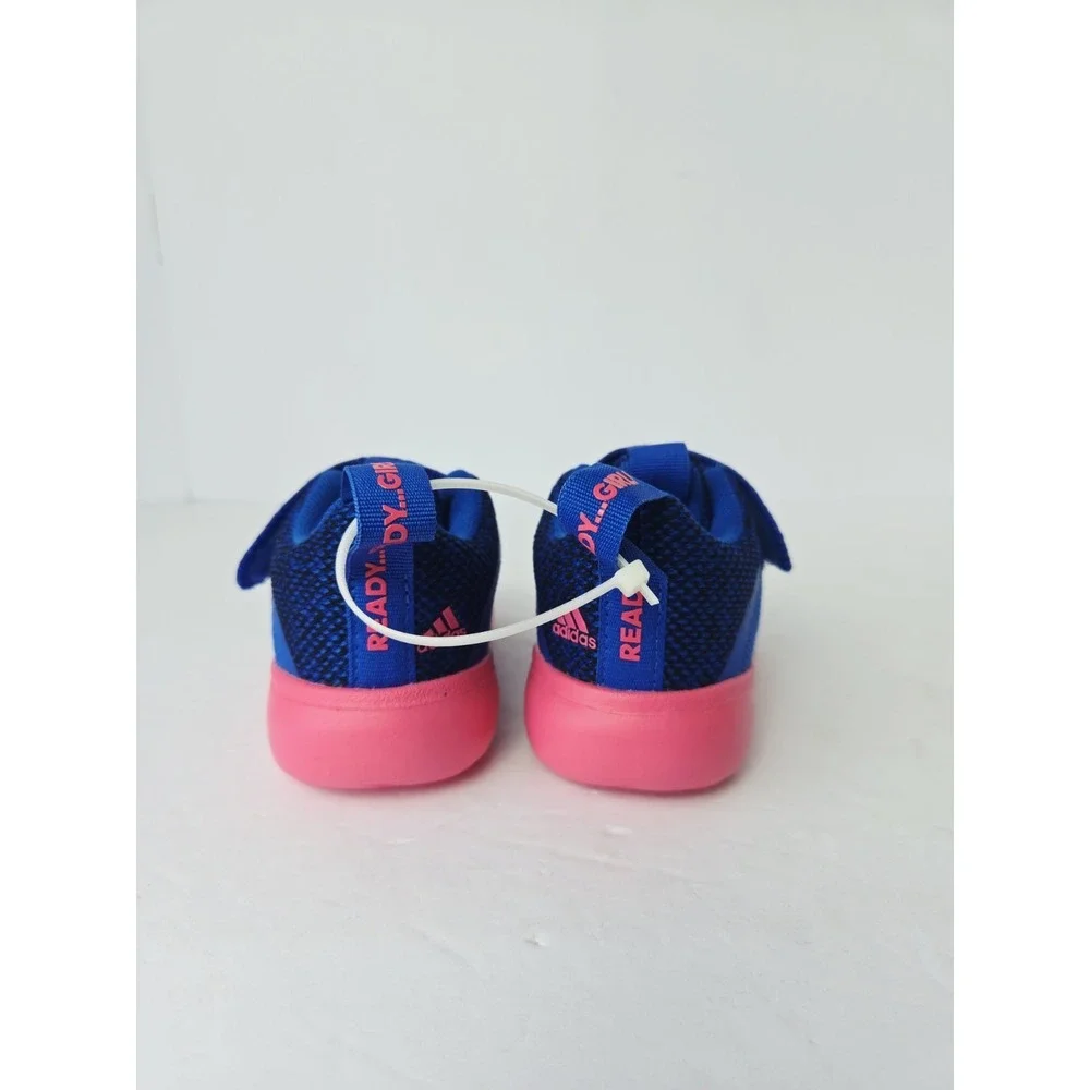 Adidas Kid's Ready‎ Steady Girl Walking Shoe blue Pink 6K US Toddler NWOT